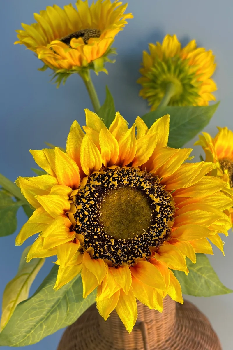 Kunstblumenstrauß Golden Glow