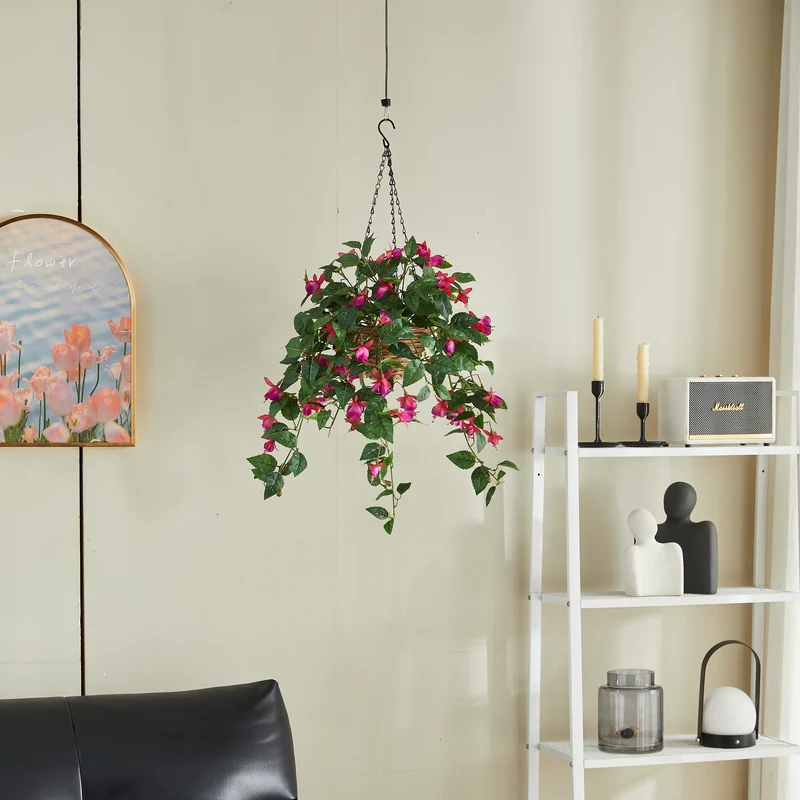 Künstliche Hänge-Fuchsie – Calanthia | 80 cm