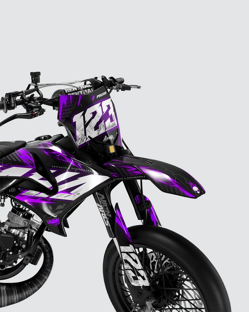 STORMX - Kit deco YAMAHA DT 50cc - Violet