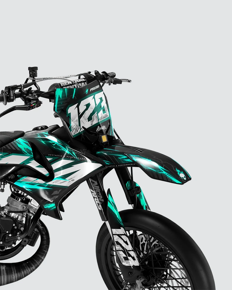 STORMX - Kit deco YAMAHA DT 50cc - Turquoise