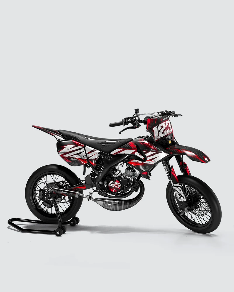 STORMX - Kit deco YAMAHA DT 50cc - Rouge