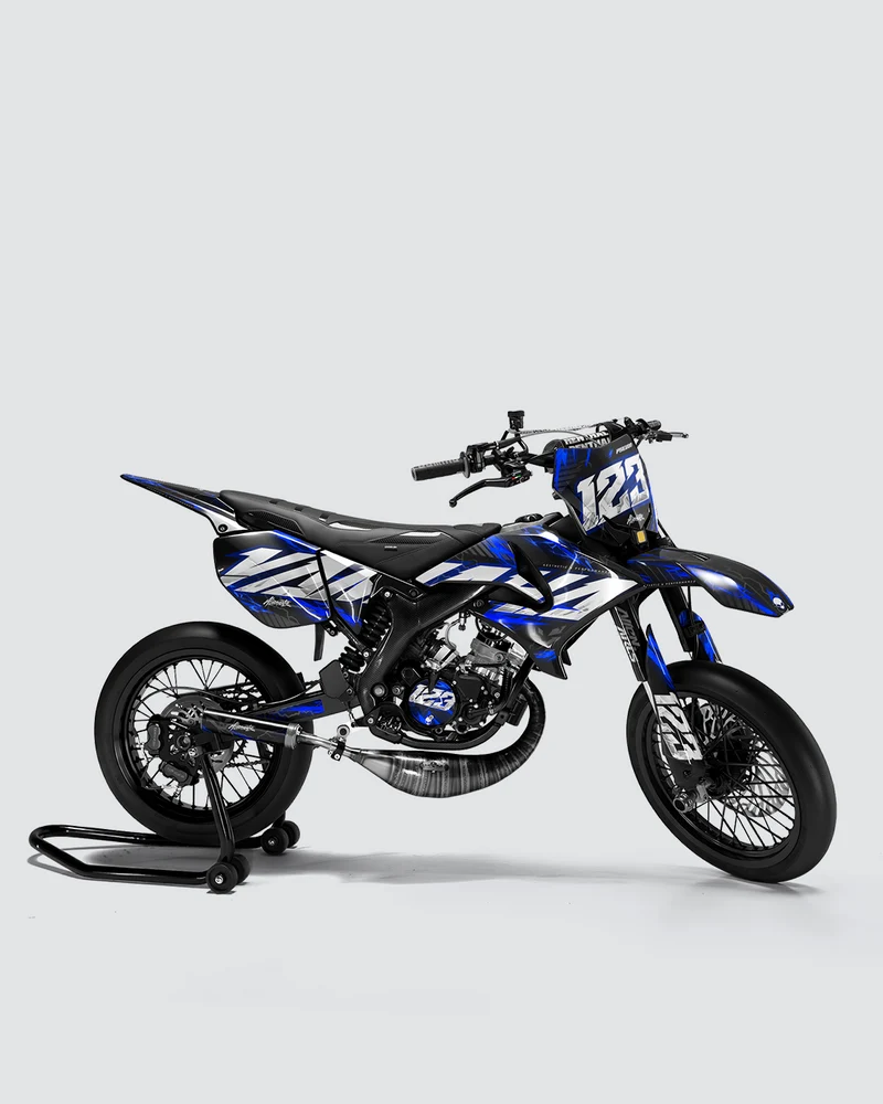 STORMX - Kit deco YAMAHA DT 50cc - Bleu
