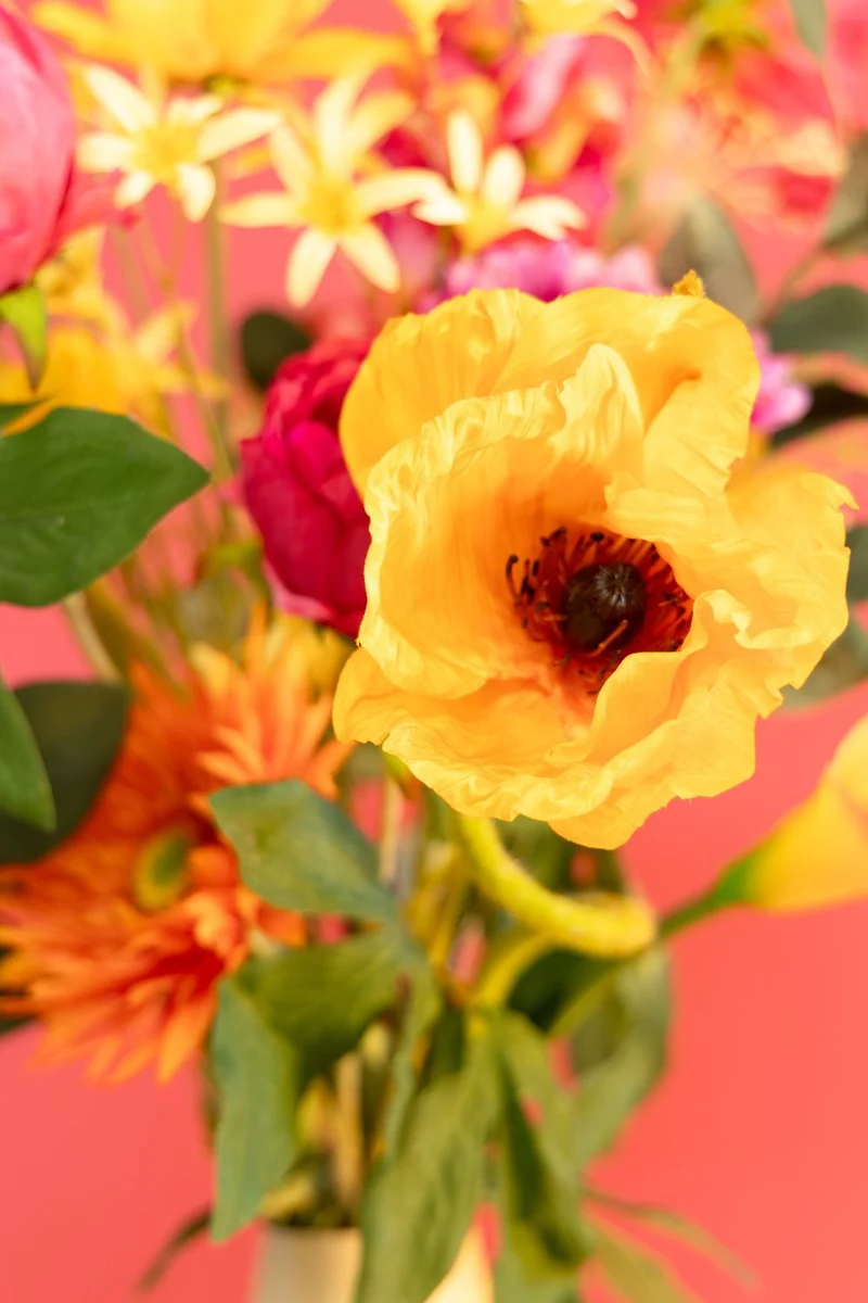 Kunstblumenstrauß Sunset Symphony