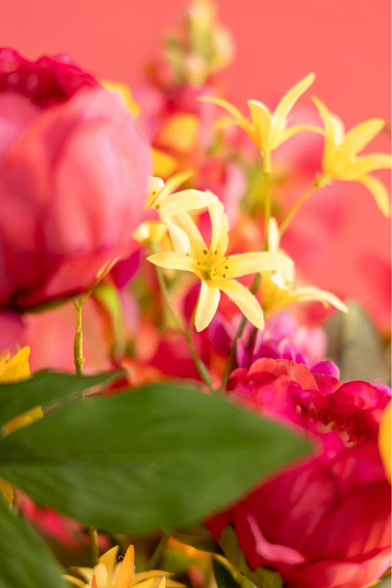 Kunstblumenstrauß Sunset Symphony