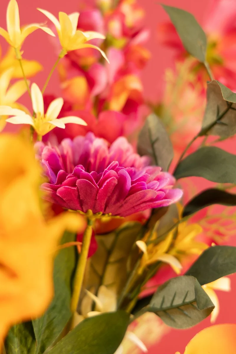 Kunstblumenstrauß Sunset Symphony