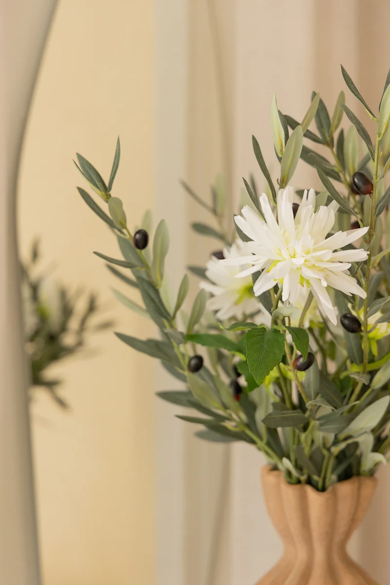 Kunstblumenstrauß Olive Oasis