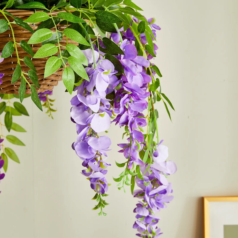 Künstlicher Hänge-Blauregen – Cybele | 95 cm