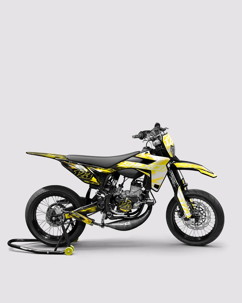 RUSH - Kit deco SHERCO 50cc - Jaune