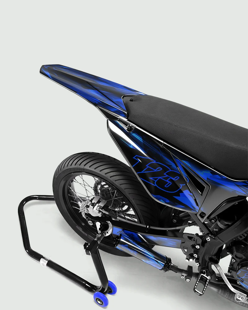 RUSH - Kit deco SHERCO 50cc - Bleu