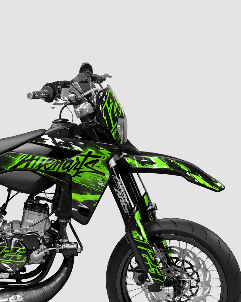 ROGUE - Kit deco SHERCO 50cc - Vert