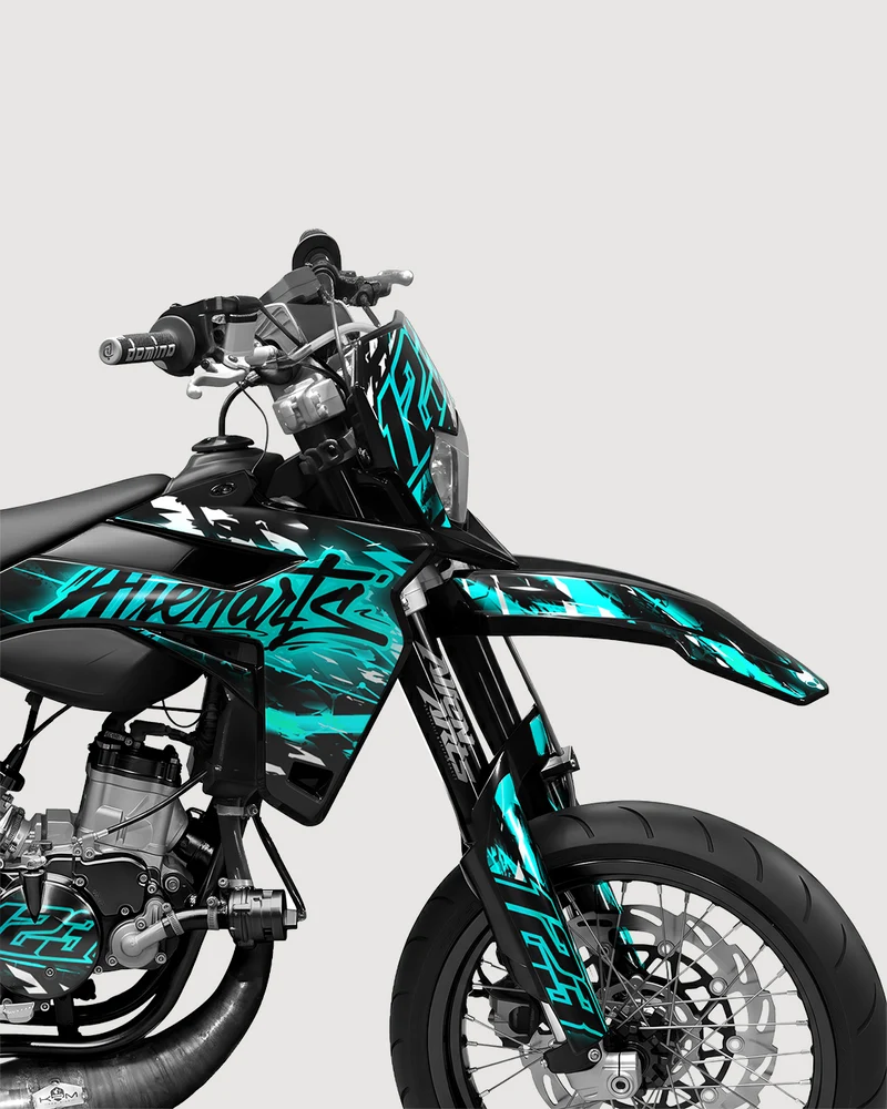 ROGUE - Kit deco SHERCO 50cc - Turquoise