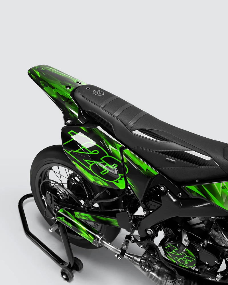 RUSH - Kit deco YAMAHA DT 50cc - Vert