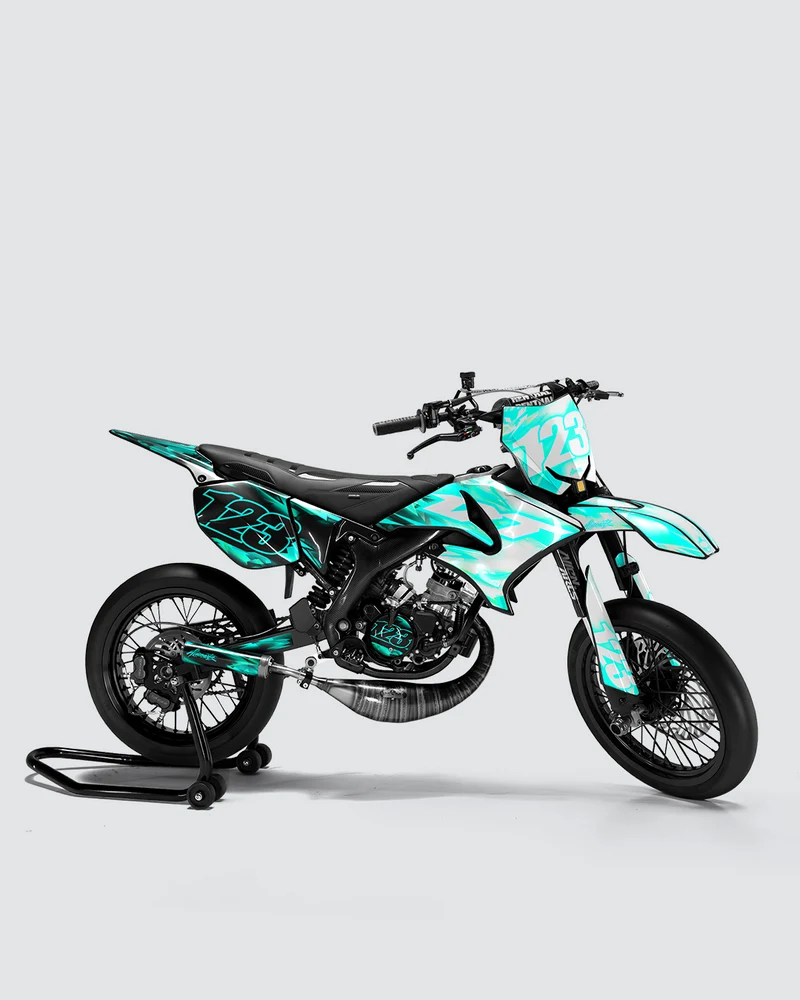 RUSH - Kit deco YAMAHA DT 50cc - Turquoise