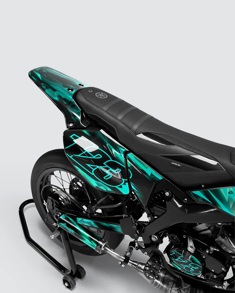 RUSH - Kit deco YAMAHA DT 50cc - Turquoise