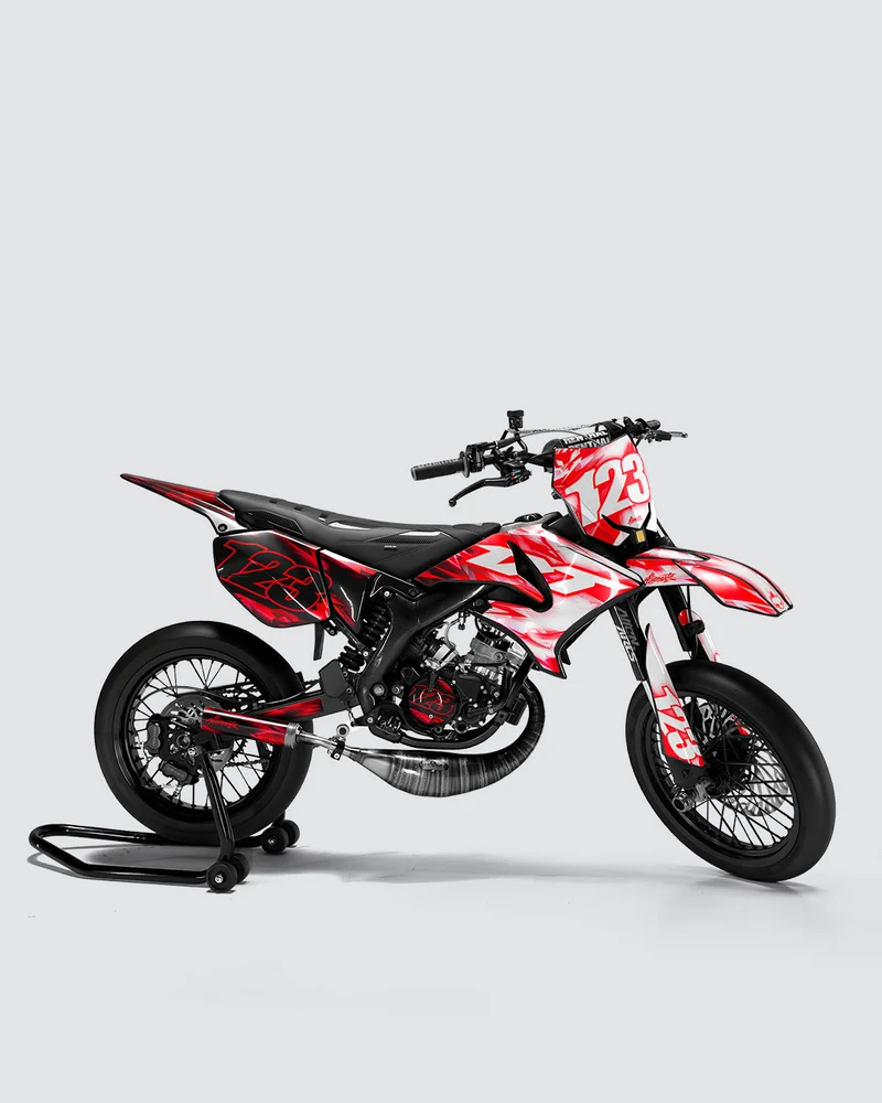 RUSH - Kit deco YAMAHA DT 50cc - Rouge