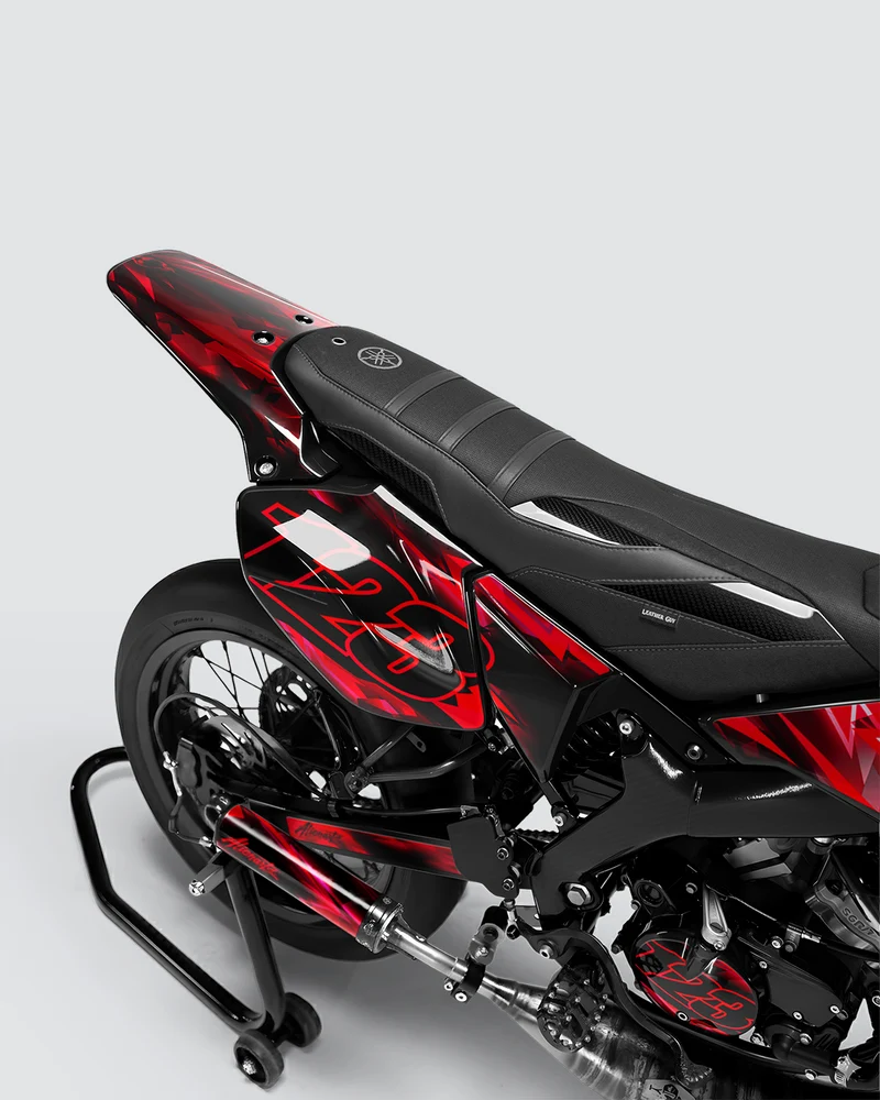 RUSH - Kit deco YAMAHA DT 50cc - Rouge