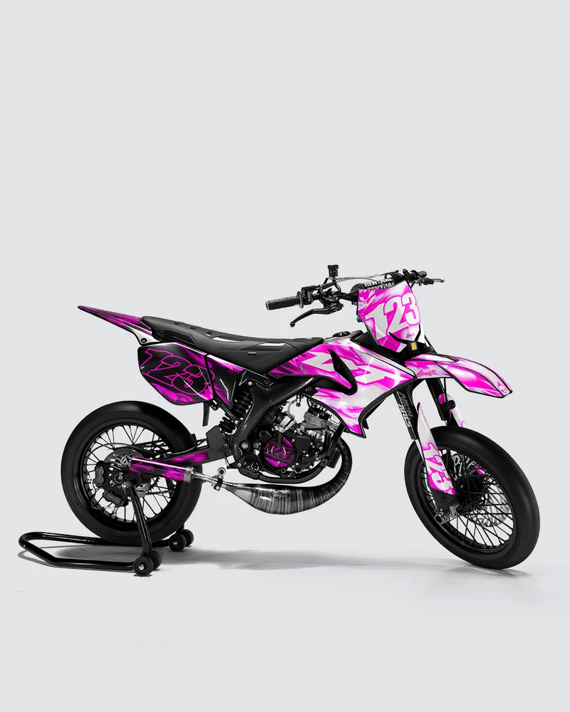 RUSH - Kit deco YAMAHA DT 50cc - Rose