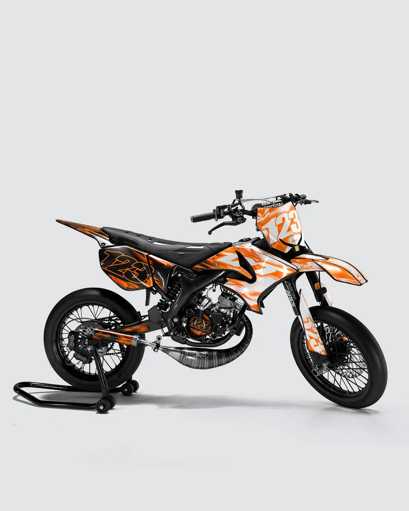 RUSH - Kit deco YAMAHA DT 50cc - Orange