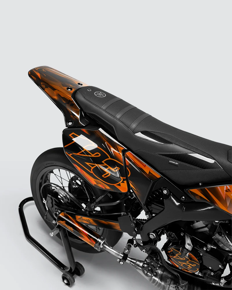 RUSH - Kit deco YAMAHA DT 50cc - Orange