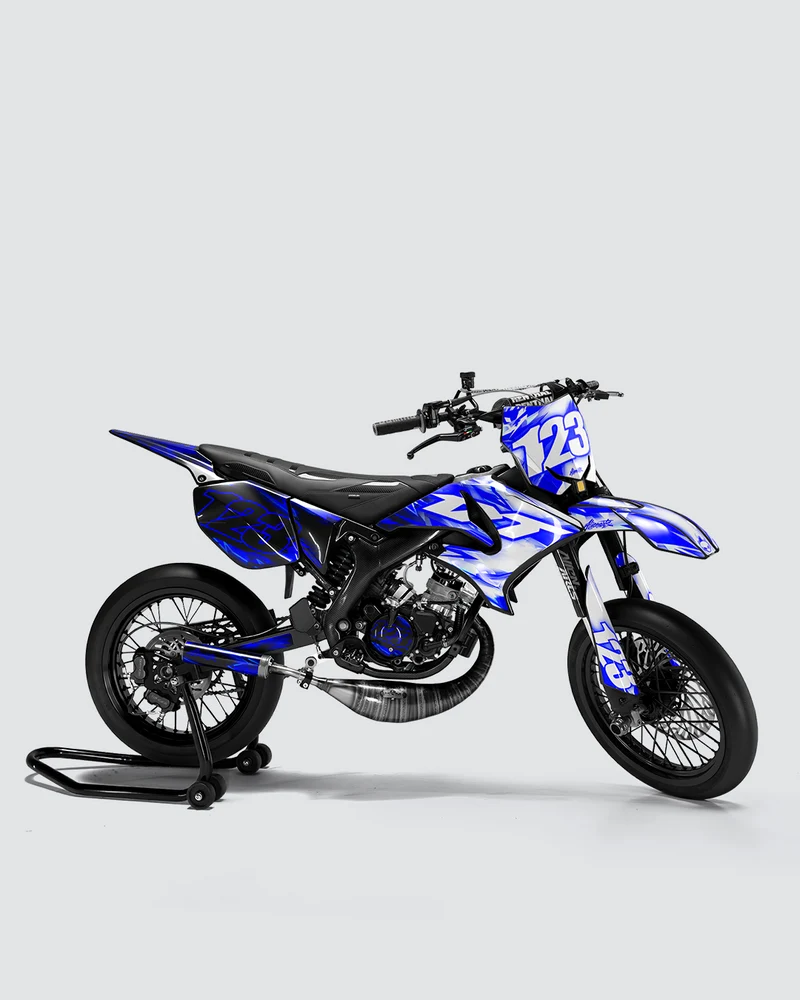 RUSH - Kit deco YAMAHA DT 50cc - Bleu