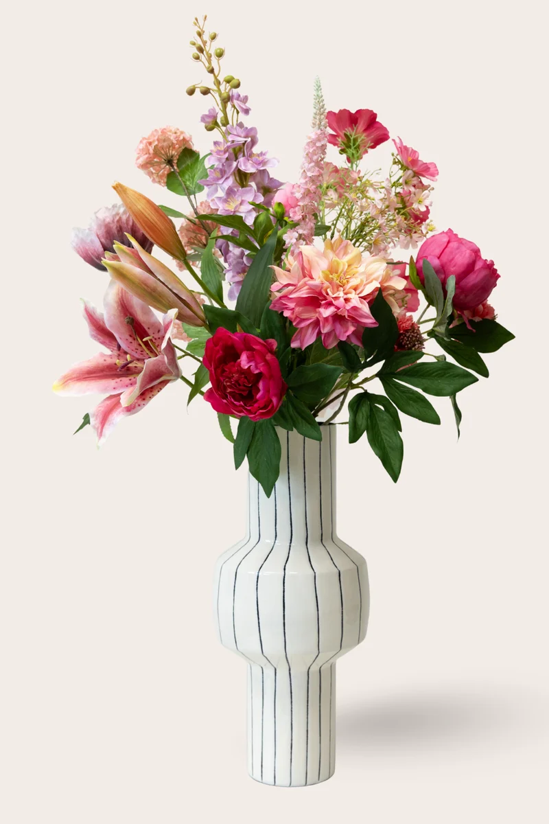 Kunstblumenstrauß Pink Poetry