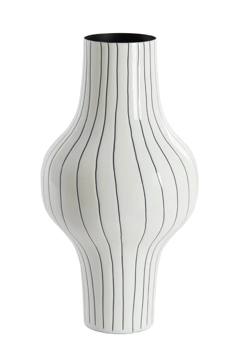 Vase Sindo 40x22 cm Weiß