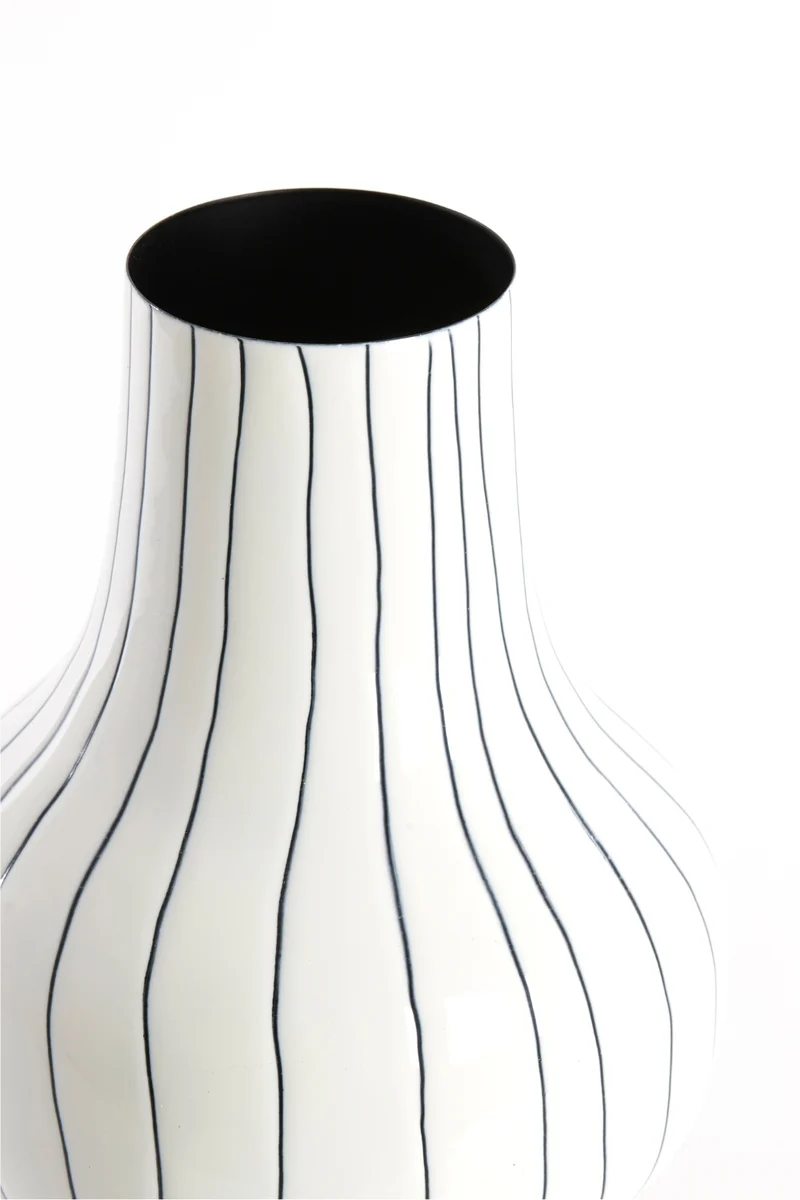 Vase Sindo 40x22 cm Weiß