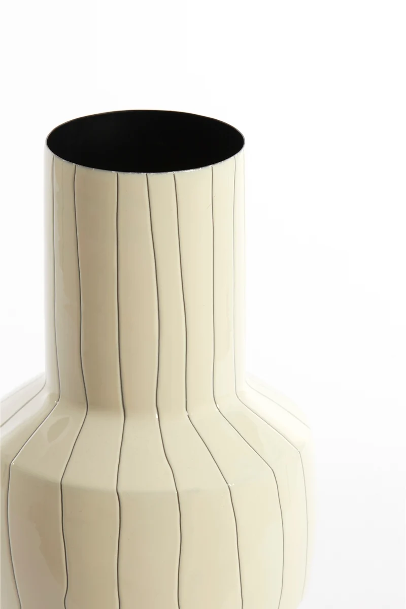Vase Senuma 33x16 cm Weiß
