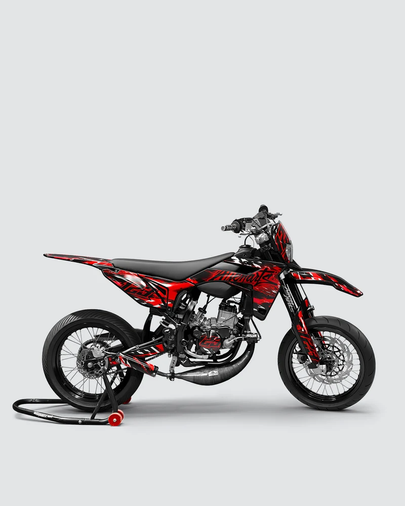 ROGUE - Kit deco SHERCO 50cc - Rouge