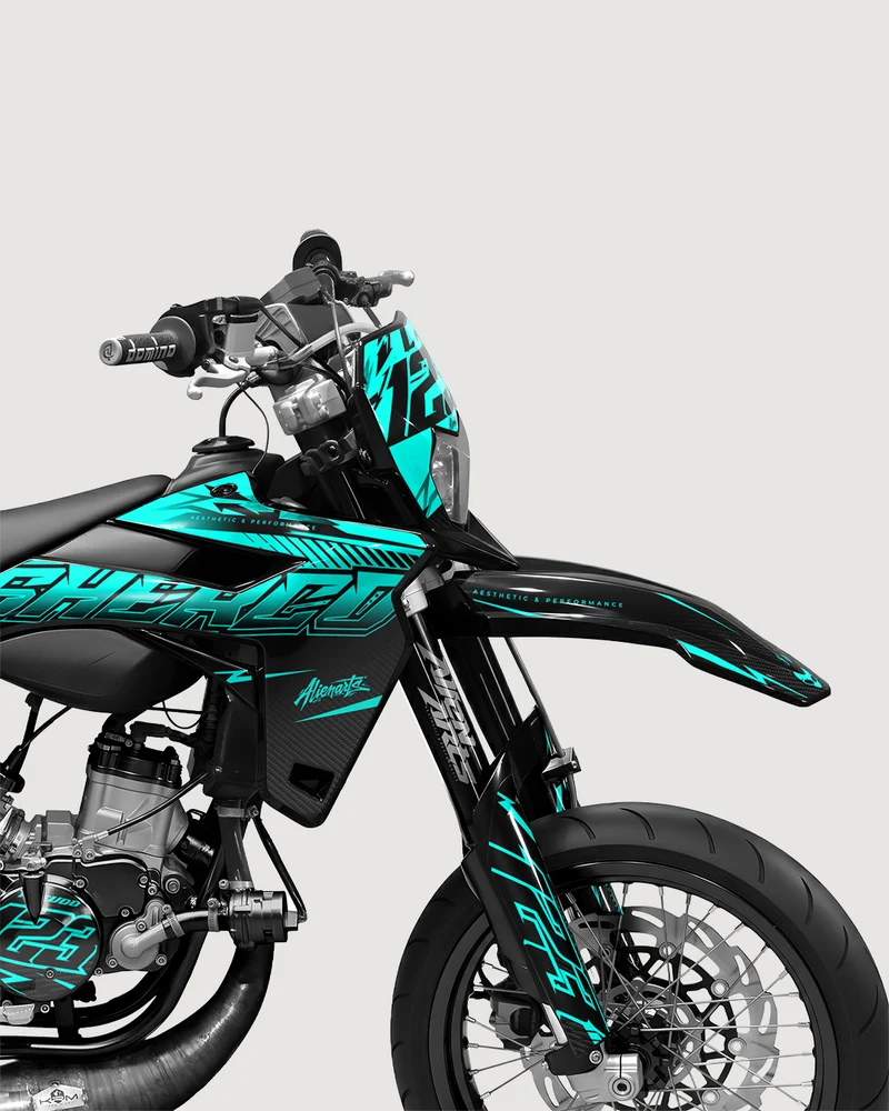 REAPER - Kit deco SHERCO 50cc - Turquoise