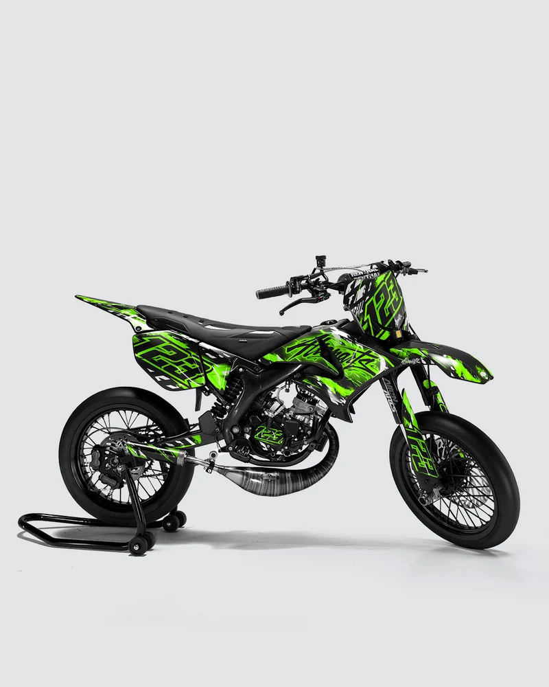 ROGUE - Kit deco YAMAHA DT 50cc - Vert
