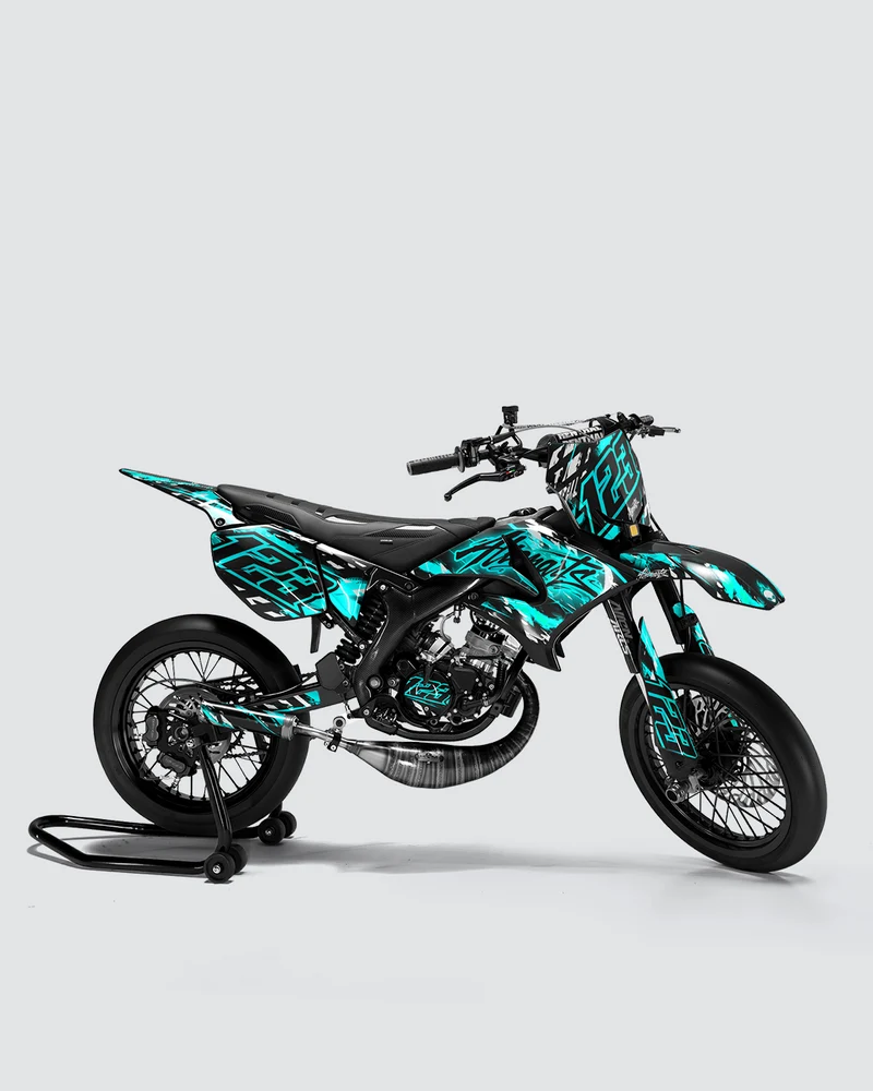 ROGUE - Kit deco YAMAHA DT 50cc - Turquoise