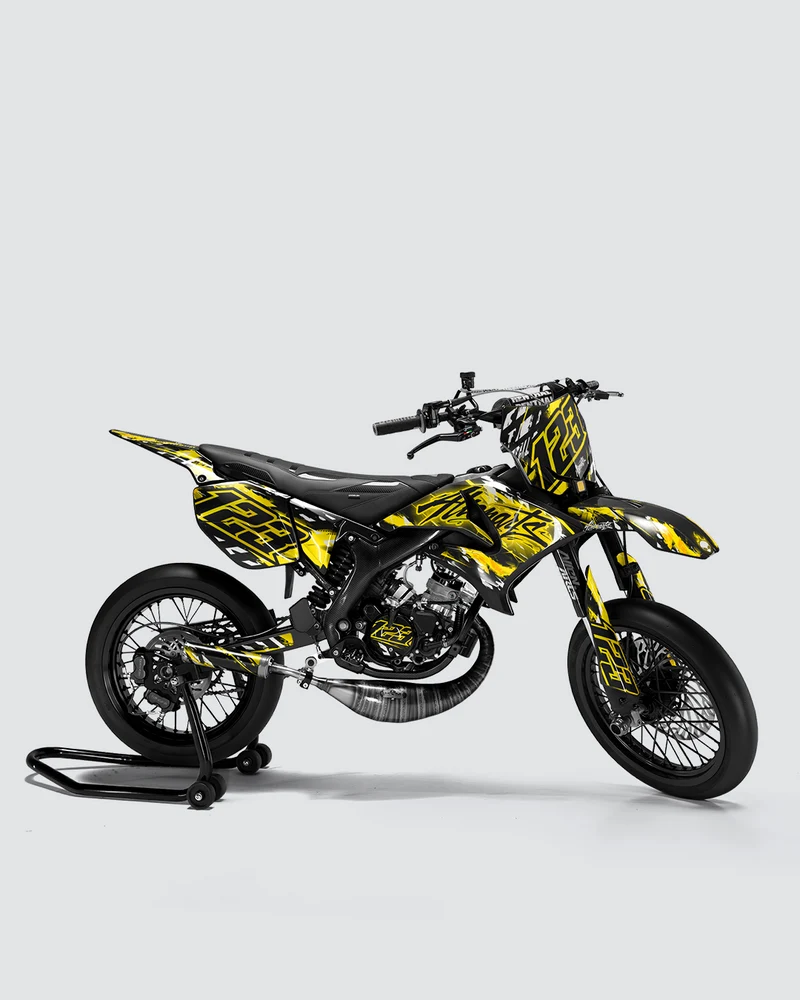 ROGUE - Kit deco YAMAHA DT 50cc - Jaune