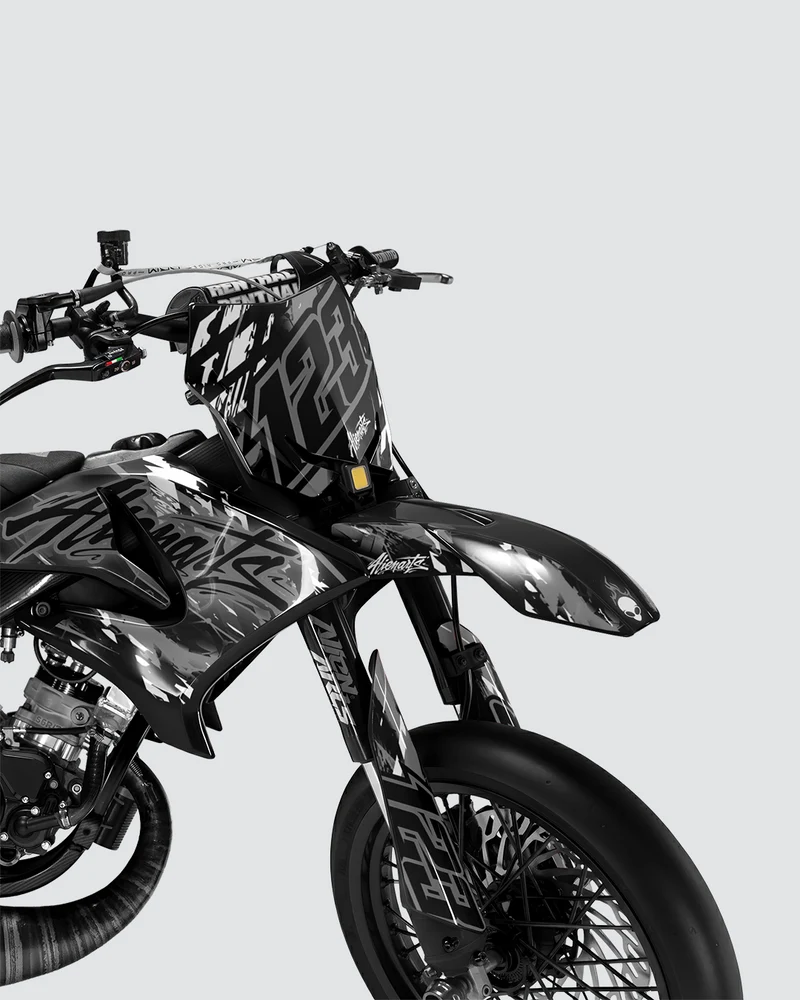 ROGUE - Kit deco YAMAHA DT 50cc - Blanc