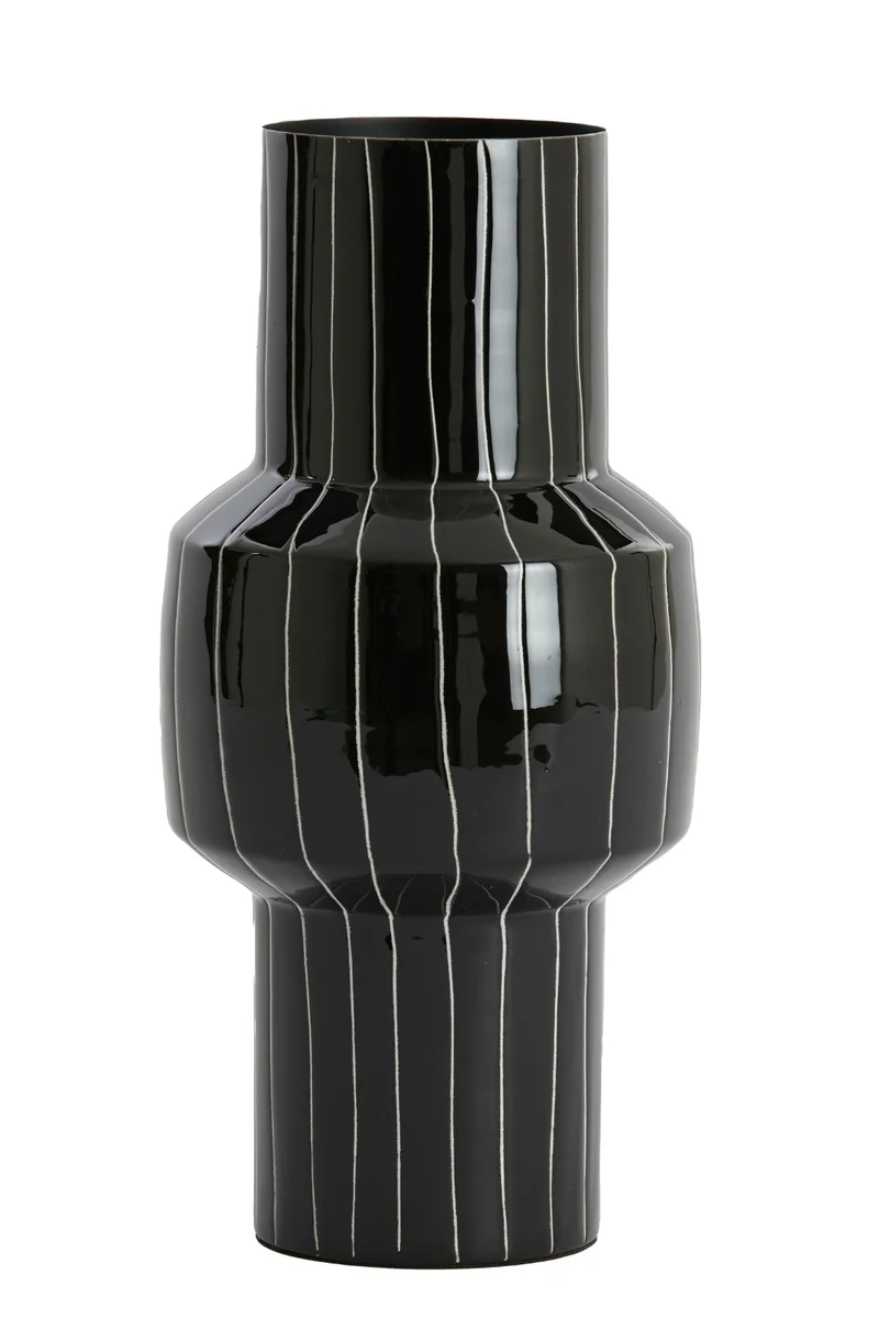 Vase Senuma 33x16 cm Schwarz