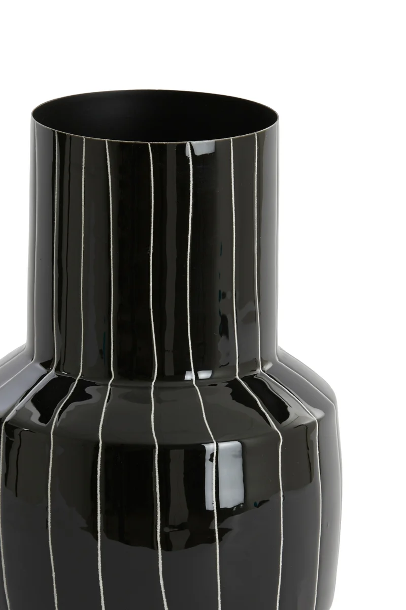 Vase Senuma 33x16 cm Schwarz