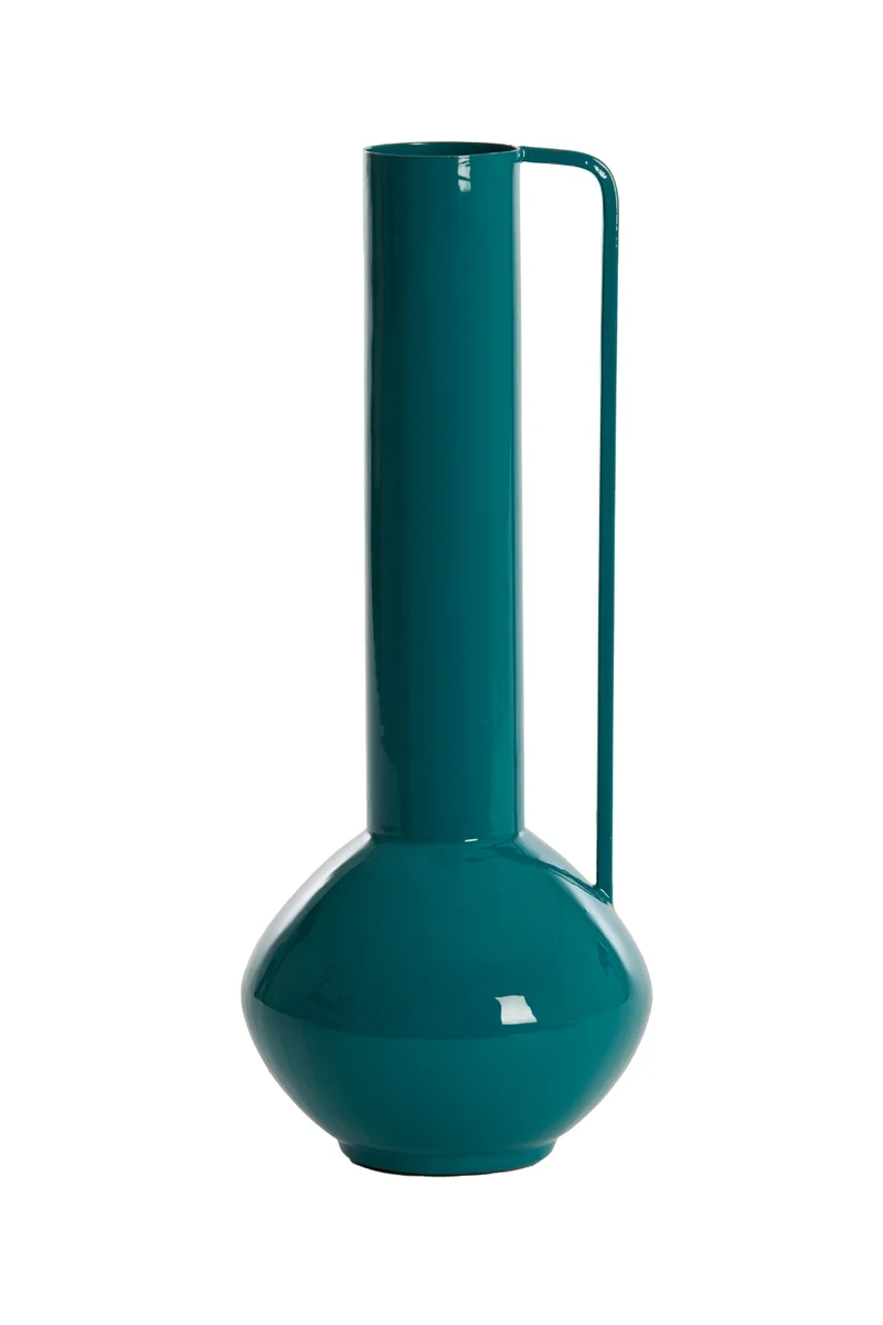Vase Panzano 33x12 cm Smaragdgrün