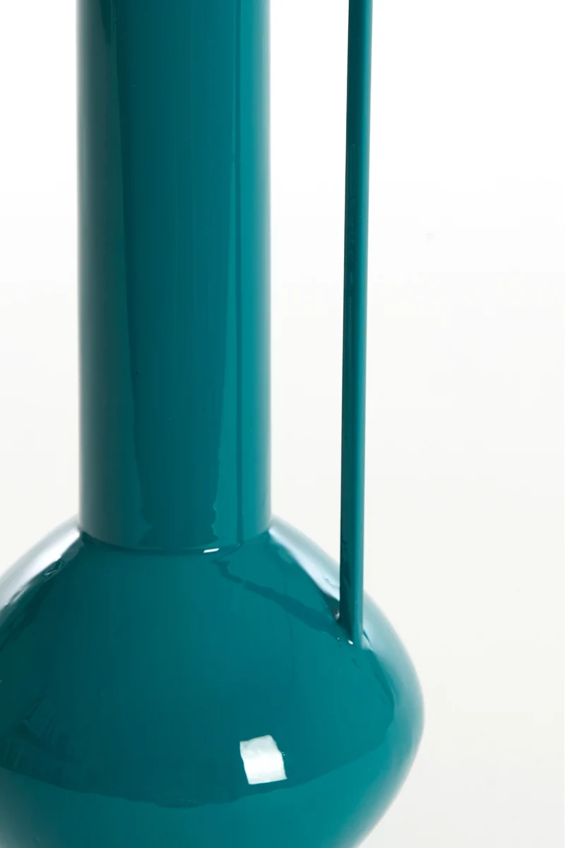 Vase Panzano 33x12 cm Smaragdgrün