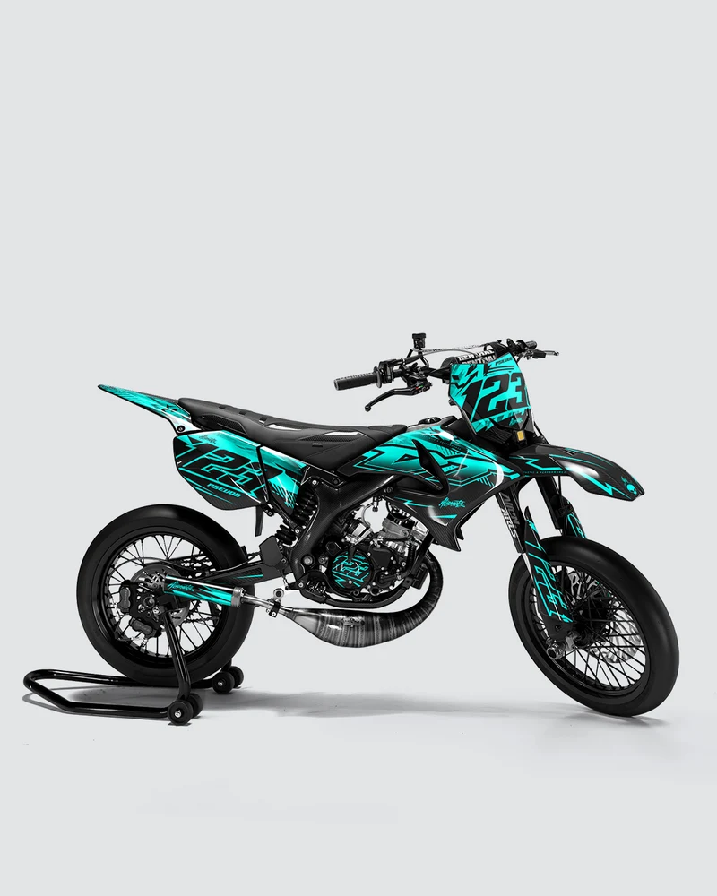 REAPER - Kit deco YAMAHA DT 50cc - Turquoise