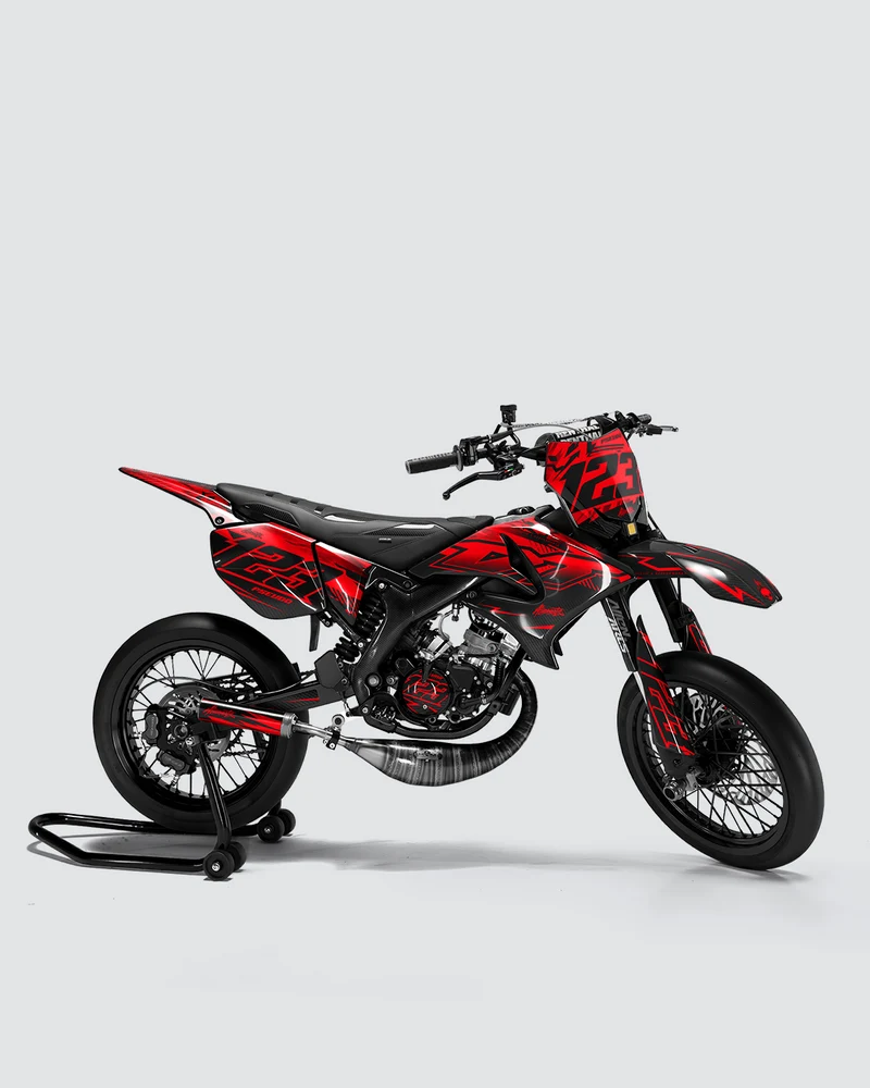 REAPER - Kit deco YAMAHA DT 50cc - Rouge