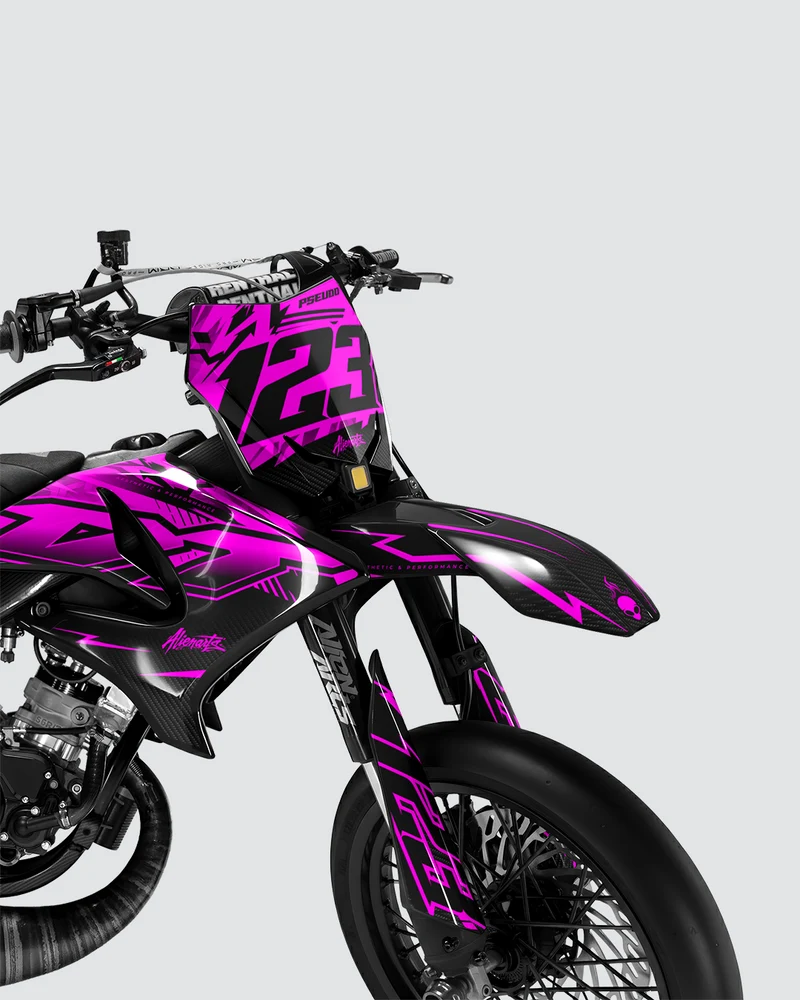 REAPER - Kit deco YAMAHA DT 50cc - Rose