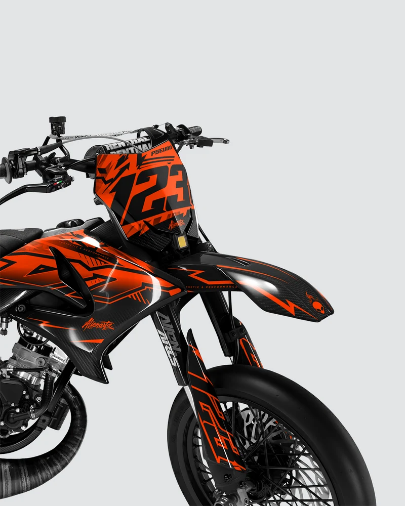 REAPER - Kit deco YAMAHA DT 50cc - Orange