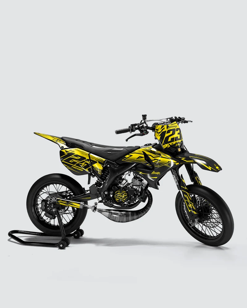 REAPER - Kit deco YAMAHA DT 50cc - Jaune