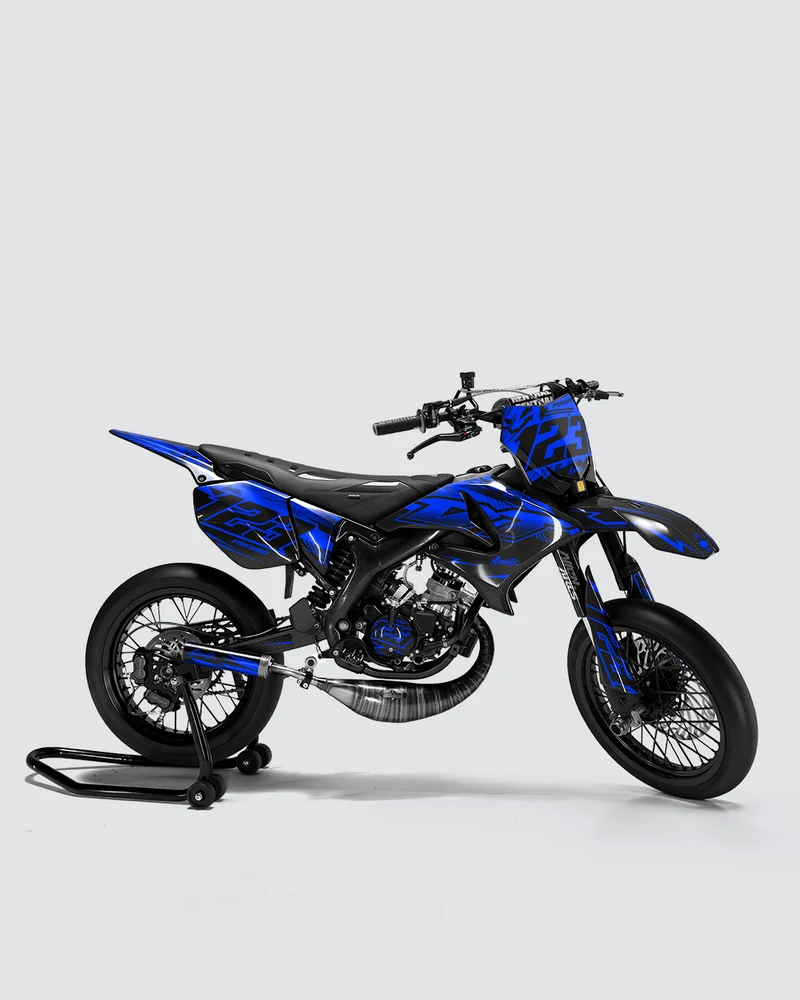 REAPER - Kit deco YAMAHA DT 50cc - Bleu