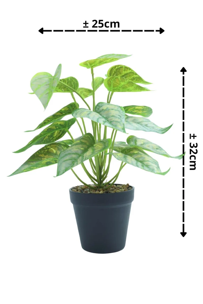 Caladium Kunstpflanze 32 cm