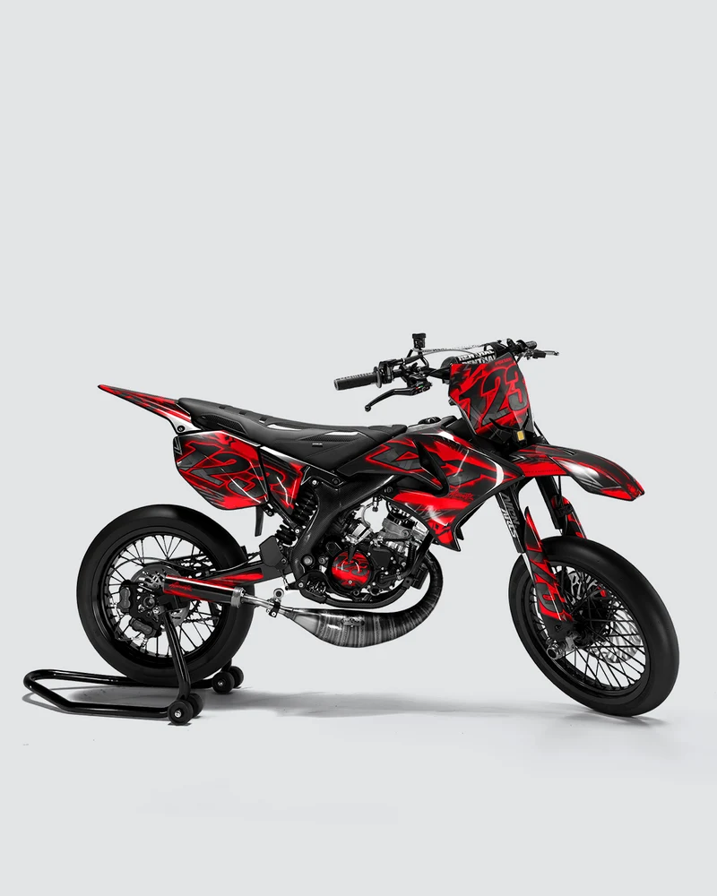 RAZOR - Kit deco YAMAHA DT 50cc - Rouge