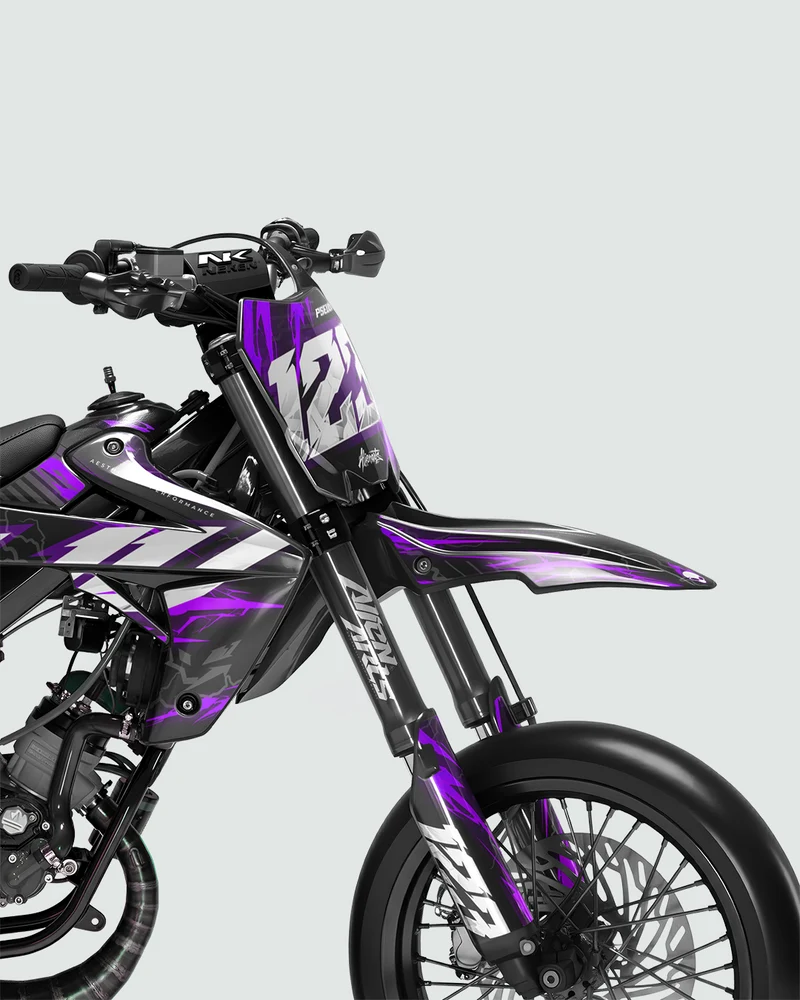 STORMX - Kit deco RIEJU 50cc - Violet
