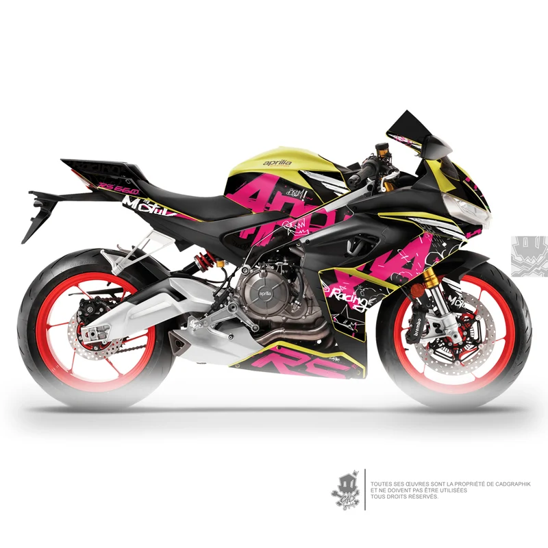 APRILIA KIT DÉCO - RS 660 - BLACK ARKANE - ONLY 50