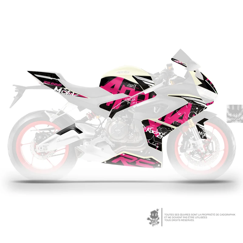 APRILIA KIT DÉCO - RS 660 - BLACK ARKANE - ONLY 50