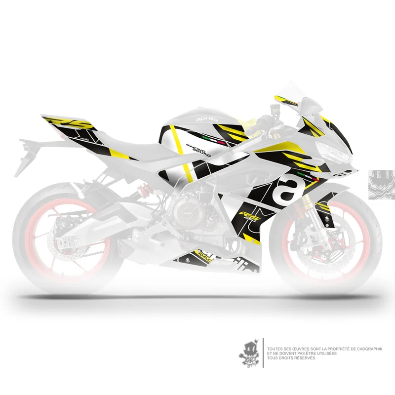 APRILIA KIT DÉCO - RS 660 RACING SQUAD-ACIDE 25 - ONLY 50